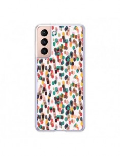 Coque Samsung Galaxy S21 5G Rainbow Lace Neon - Ninola...