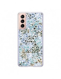 Coque Samsung Galaxy S21 5G Smoky Marble Watercolor Pink...