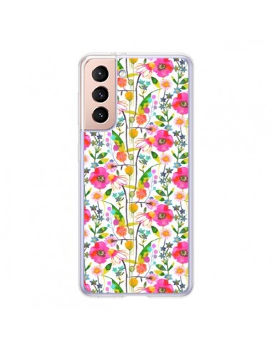 Coque Samsung Galaxy S21 5G Spring Colors Multicolored - Ninola Design