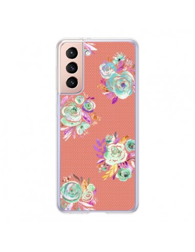 Coque Samsung Galaxy S21 5G Spring Flowers - Ninola Design