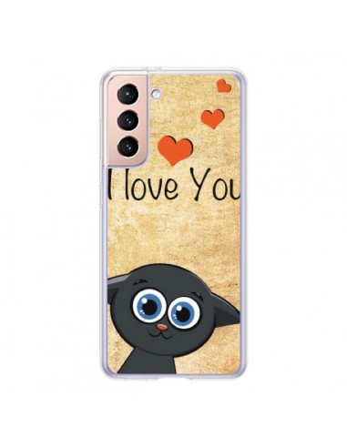 Coque Samsung Galaxy S21 5G Cute Cat - Nico