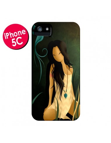 Coque Femme Indienne Pocahontas pour iPhone 5C - LouJah