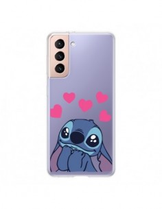 Coque Samsung Galaxy S21 5G Stitch de Lilo et Stitch in...