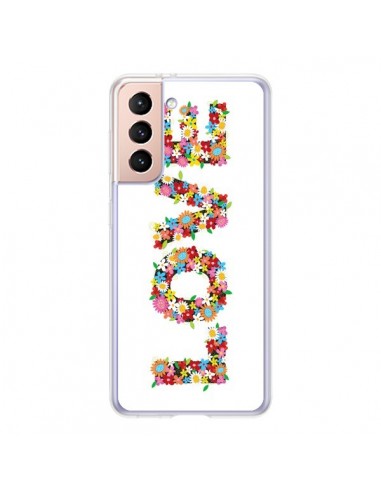 Coque Samsung Galaxy S21 5G Love Fleurs - Nico