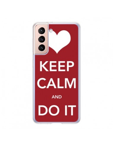 Coque Samsung Galaxy S21 5G Keep Calm and Do It - Nico