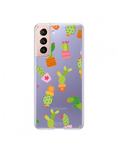 Coque Samsung Galaxy S21 5G Cactus Méli Mélo Transparente - Nico