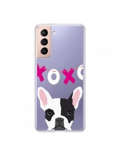 Coque Samsung Galaxy S21 5G Bulldog Français XoXo Chien...