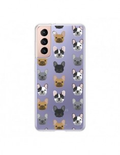 Coque Samsung Galaxy S21 5G Chiens Bulldog Français...