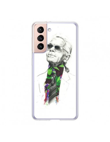 Coque Samsung Galaxy S21 5G Karl Lagerfeld Fashion Mode Designer - Percy