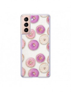 Coque Samsung Galaxy S21 5G Donuts Sucre Sweet Candy -...