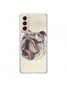 Coque Samsung Galaxy S21 5G Chien Bulldog - Rachel Caldwell