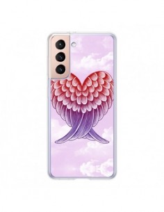 Coque Samsung Galaxy S21 5G Ailes d'ange Amour - Rachel...