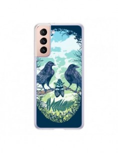 Coque Samsung Galaxy S21 5G Tête de Mort Nature - Rachel...