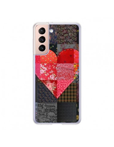 Coque Samsung Galaxy S21 5G Coeur Heart Patch - Rachel Caldwell