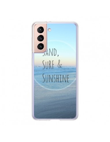 Coque Samsung Galaxy S21 5G Sand, Surf and Sunshine - R Delean
