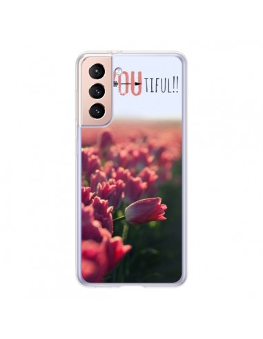 Coque Samsung Galaxy S21 5G Coque iPhone 6 et 6S Be you Tiful Tulipes - R Delean