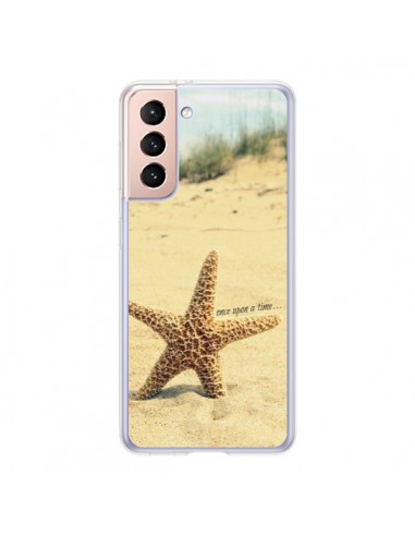 Coque Samsung Galaxy S21 5G Etoile de Mer Plage Beach Summer Ete - R Delean