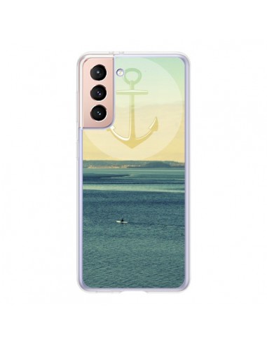 Coque Samsung Galaxy S21 5G Ancre Navire Bateau Summer Beach Plage - R Delean