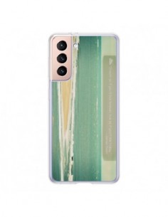 Coque Samsung Galaxy S21 5G Dream Mer Plage Ocean Sable...