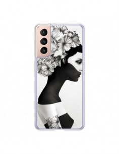 Coque Samsung Galaxy S21 5G Marianna Fille Fleurs - Ruben...