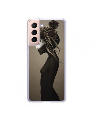 Coque Samsung Galaxy S21 5G Fille Pensive - Ruben Ireland