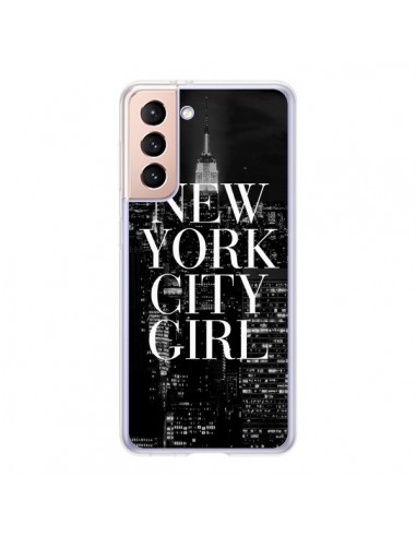 Coque Samsung Galaxy S21 5G New York City Girl - Rex Lambo