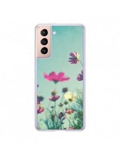 Coque Samsung Galaxy S21 5G Fleurs Reach for the Sky -...