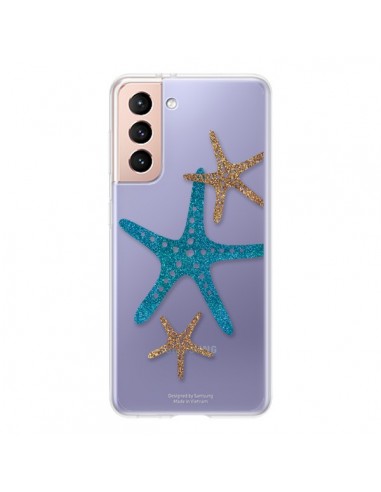 Coque Samsung Galaxy S21 5G Etoile de Mer Starfish Transparente - Sylvia Cook
