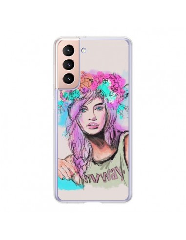 Coque Samsung Galaxy S21 5G Femme Mannequin Barbara Palvin - Sara Eshak