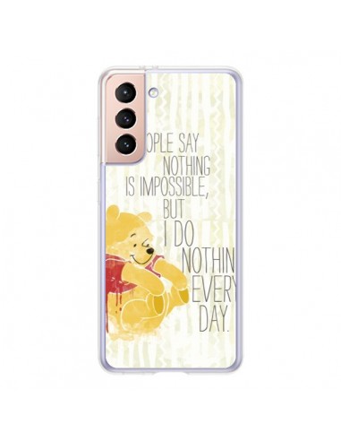 Coque Samsung Galaxy S21 5G Winnie I do nothing every day - Sara Eshak