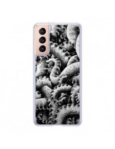 Coque Samsung Galaxy S21 5G Tentacules Octopus Poulpe -...