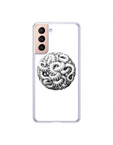 Coque Samsung Galaxy S21 5G Boule Tentacule Octopus Poulpe - Senor Octopus