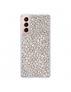 Coque Samsung Galaxy S21 5G A lot of cats chat - Santiago...