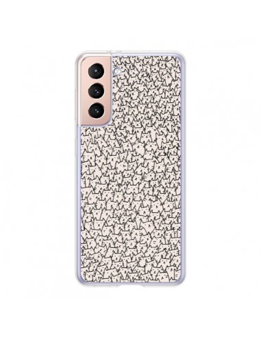 Coque Samsung Galaxy S21 5G A lot of cats chat - Santiago Taberna