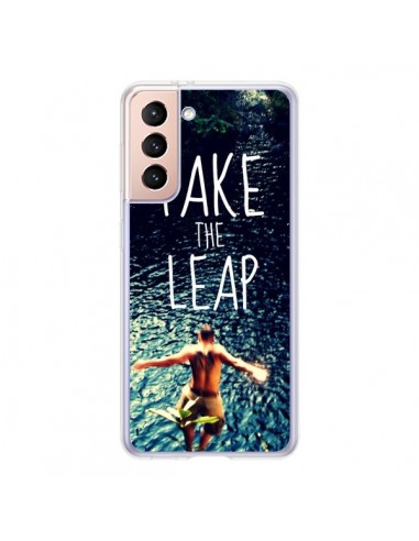 Coque Samsung Galaxy S21 5G Take the leap Saut - Tara Yarte