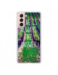 Coque Samsung Galaxy S21 5G Wine is always the answer Vin...