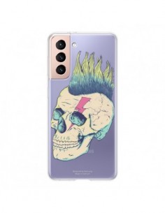 Coque Samsung Galaxy S21 5G Tête de Mort Crane Punk...