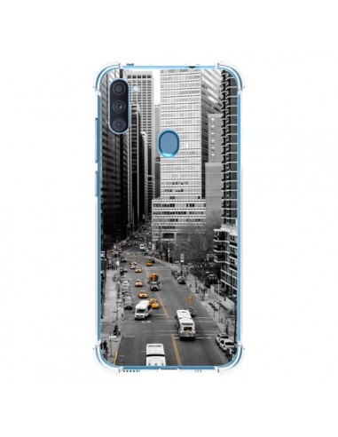 Coque Samsung Galaxy A11 et M11 New York Noir et Blanc - Anaëlle François