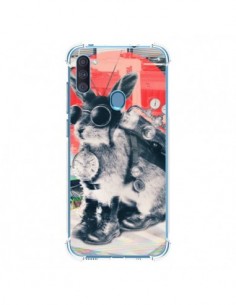 Coque Samsung Galaxy A11 et M11 Lapin Time Traveller -...