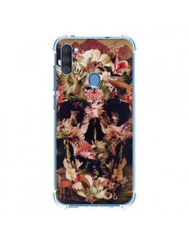 Coque Samsung Galaxy A11 et M11 Jungle Skull Tête de Mort - Ali Gulec