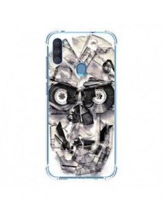 Coque Samsung Galaxy A11 et M11 Tape Skull K7 Tête de...