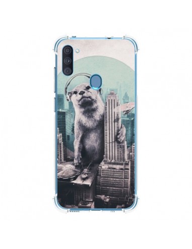 Coque Samsung Galaxy A11 et M11 Loutre Dj New York - Ali Gulec