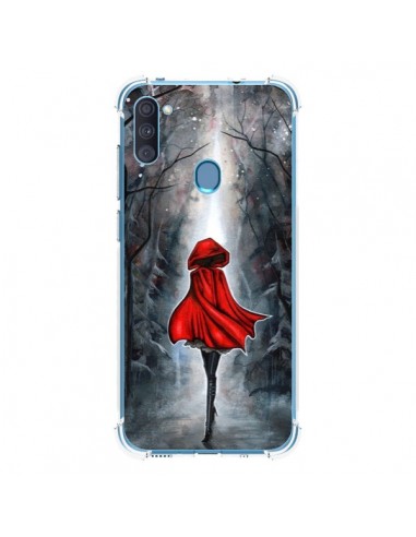 Coque Samsung Galaxy A11 et M11 Le Petit Chaperon Rouge Bois - Annya Kai