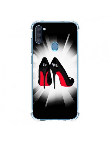 Coque Samsung Galaxy A11 et M11 Chaussures Semelles Rouges Red Soles Femme - Aurelie Scour