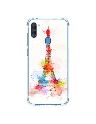 Coque Samsung Galaxy A11 et M11 Paris Tour Eiffel Muticolore - Asano Yamazaki