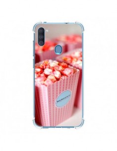 Coque Samsung Galaxy A11 et M11 Punk Popcorn Rose - Asano...