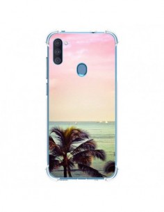 Coque Samsung Galaxy A11 et M11 Sunset Palmier Palmtree -...