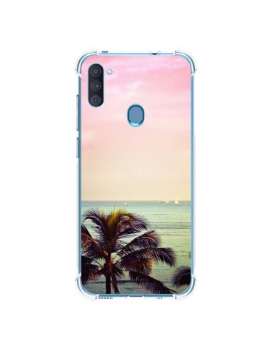 Coque Samsung Galaxy A11 et M11 Sunset Palmier Palmtree - Asano Yamazaki