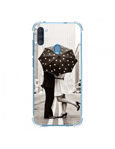 Coque Samsung Galaxy A11 et M11 Secret under Umbrella Amour Couple Love - Asano Yamazaki