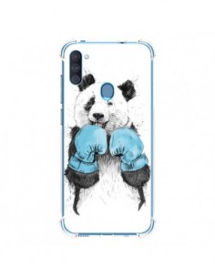 Coque Samsung Galaxy A11 et M11 Winner Panda Boxeur -...